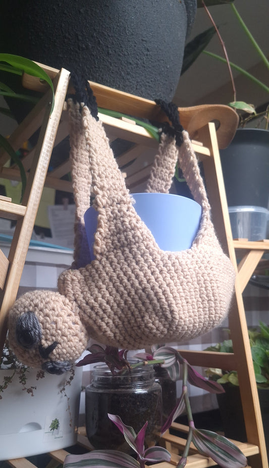 Crocheted Sloth Pot Holder