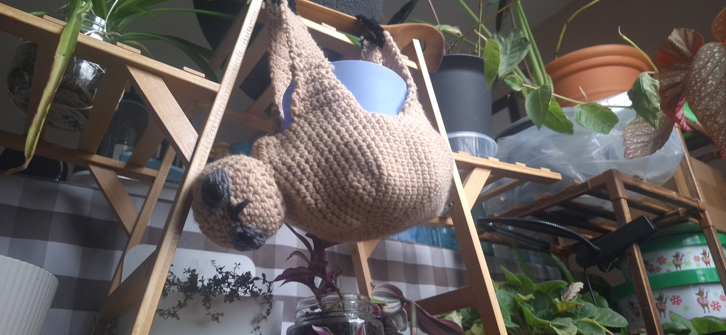 Crocheted Sloth Pot Holder